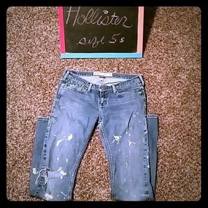 Distressed Hollister jeans